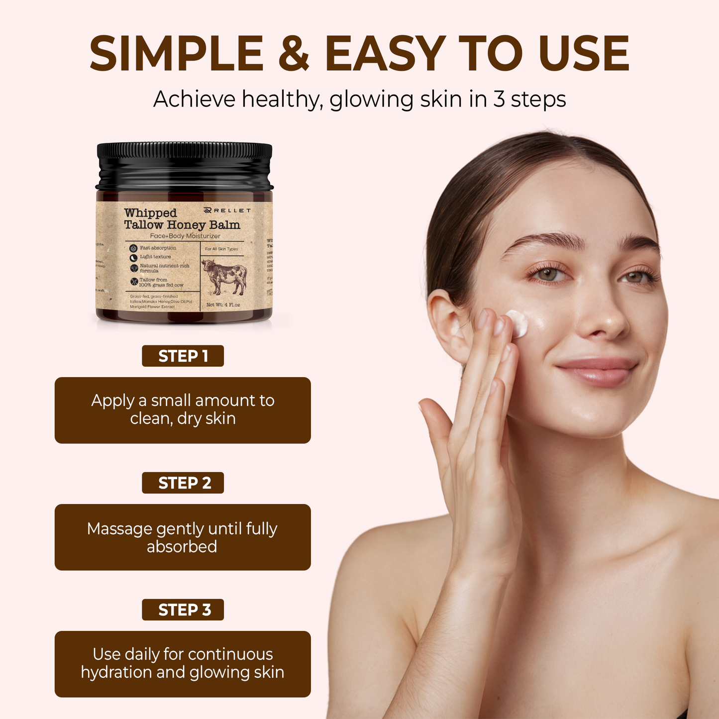 Tayyib Tallow Acne & Glow BHA Cleanser Set